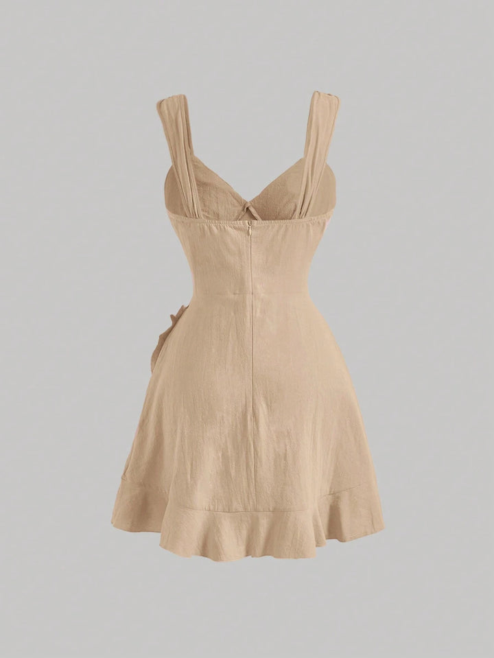 SHEIN mini ruha, bézs
