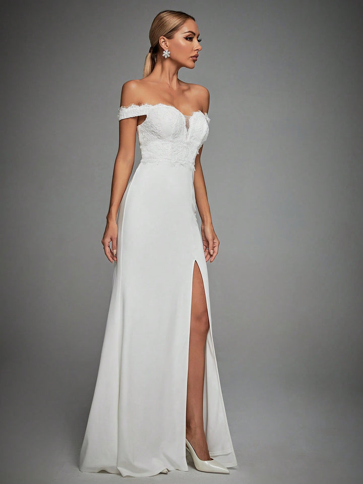 Rochie de mireasă SHEIN, alb