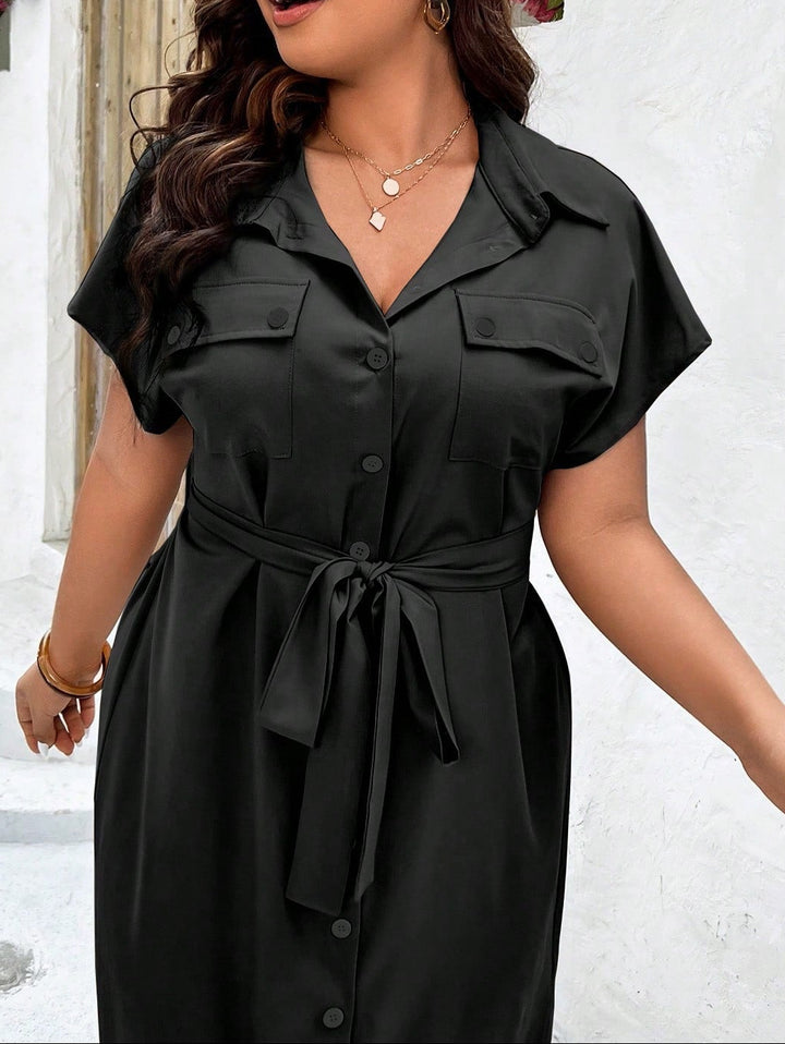 Rochie midi SHEIN, negru