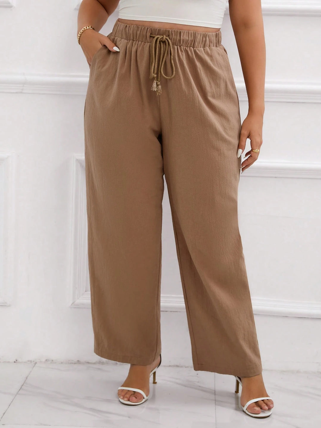 Pantaloni SHEIN, bej