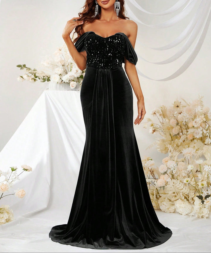 Rochie de ocazie SHEIN, negru