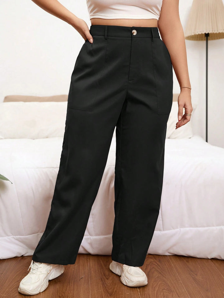 Pantaloni SHEIN, negru
