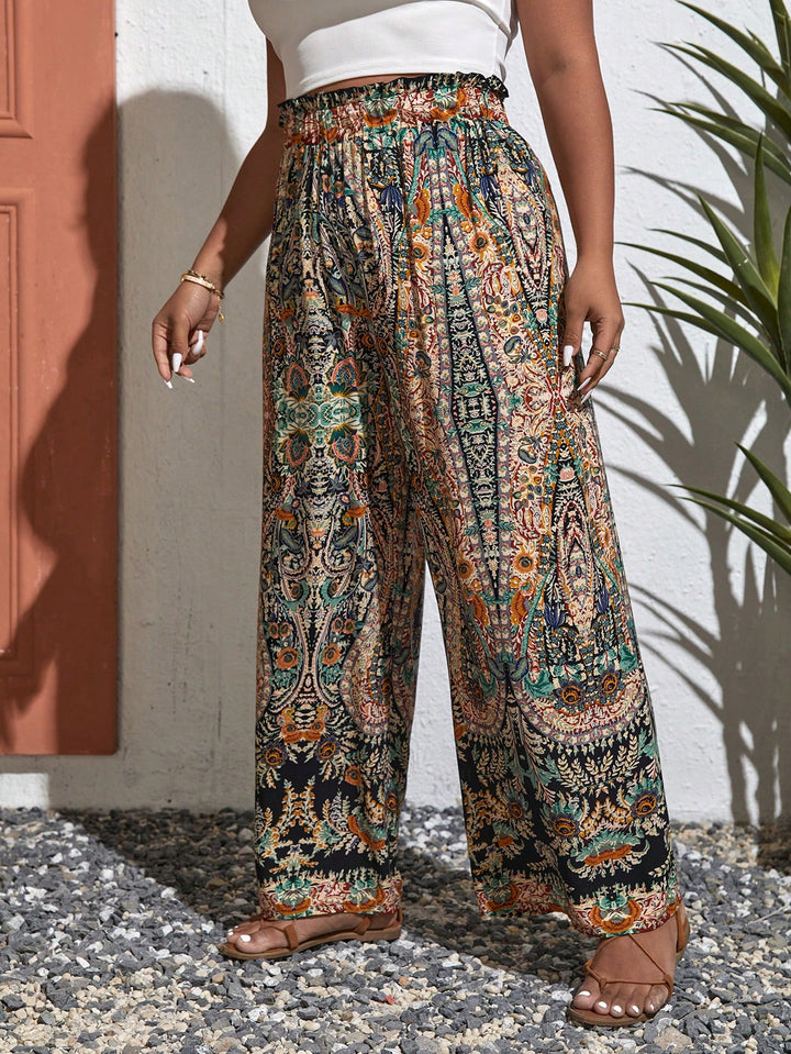 Pantaloni Shein Curve+, mix culori