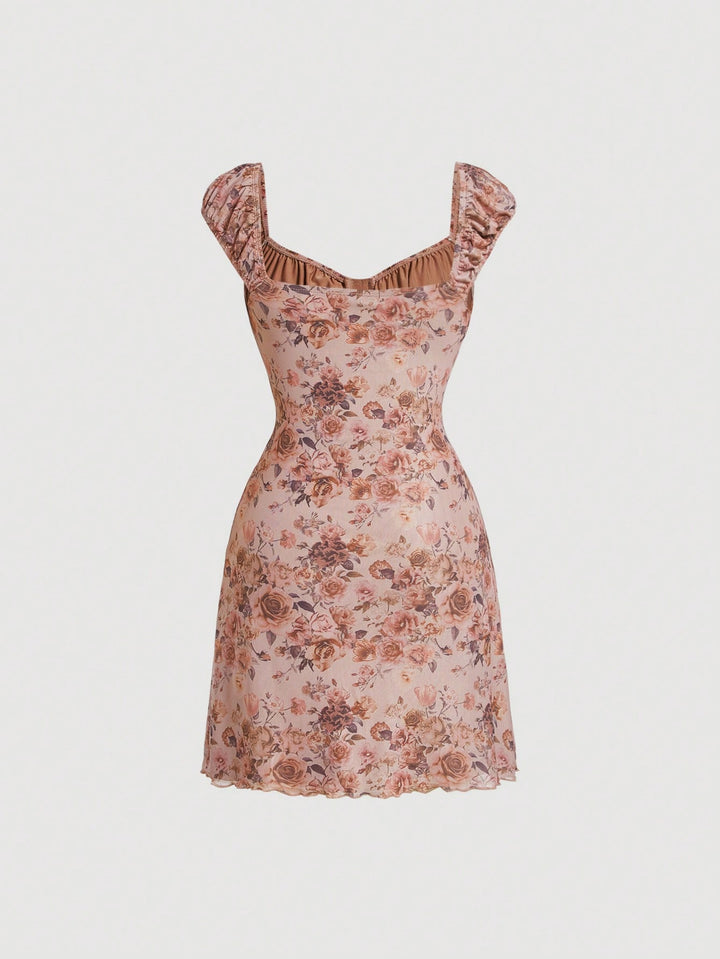 Rochie scurtă SHEIN, roz