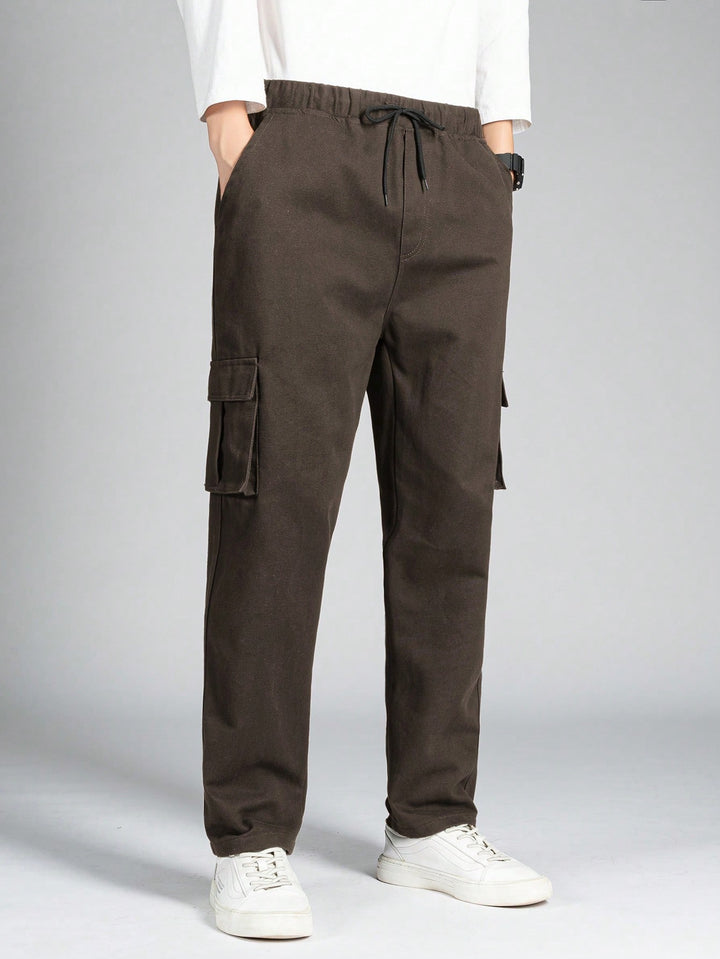 Pantalon SHEIN, maro