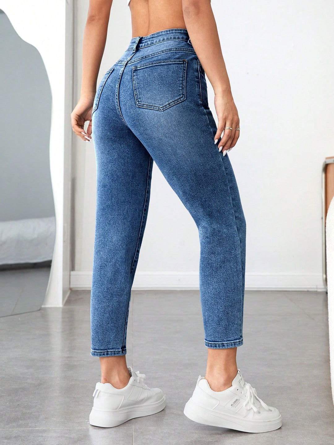 Jeans SHEIN, albastru