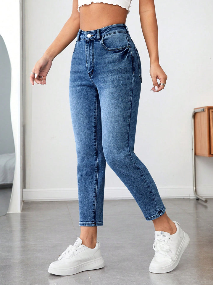 Jeans SHEIN, albastru