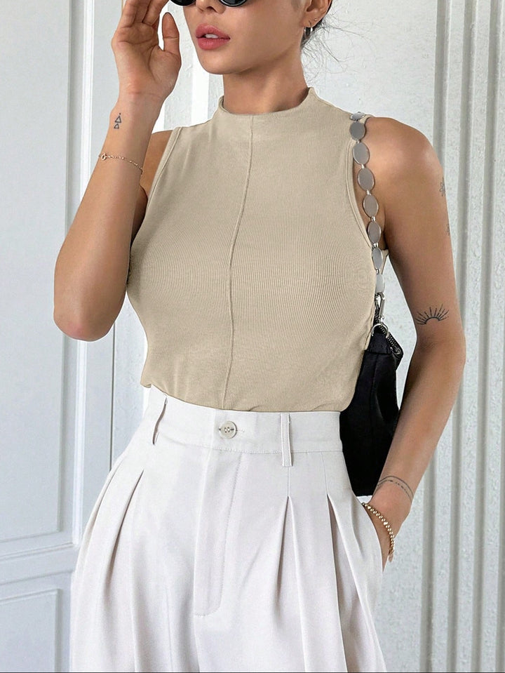 Top Shein, bézs