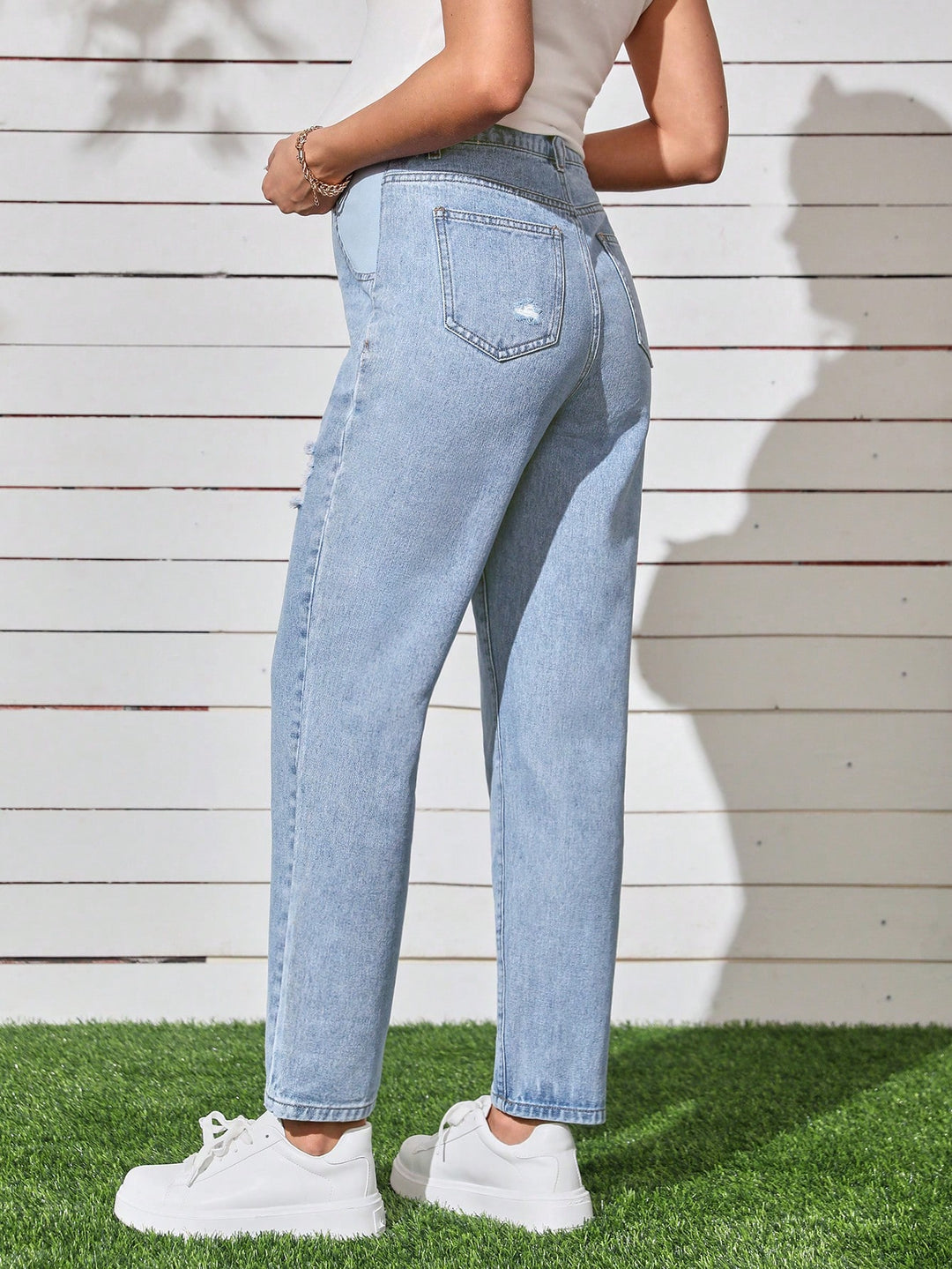 Jeans SHEIN, albastru