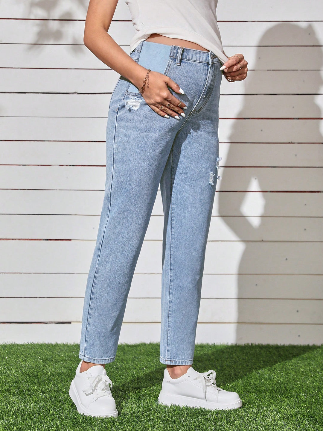Jeans SHEIN, albastru