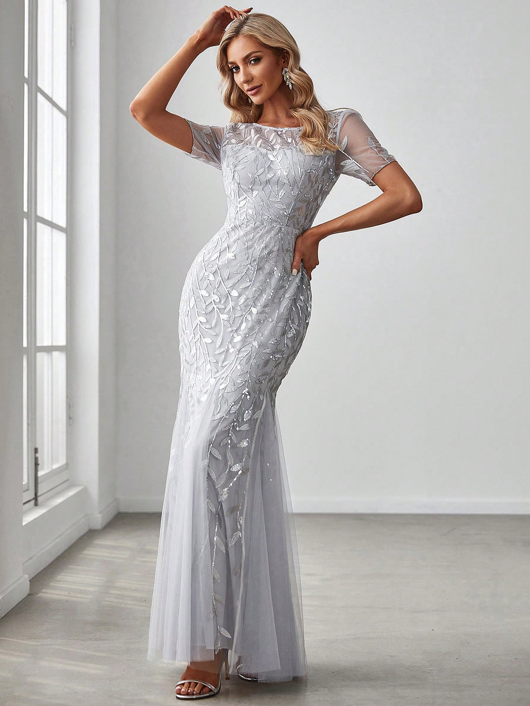 Rochie SHEIN, gri