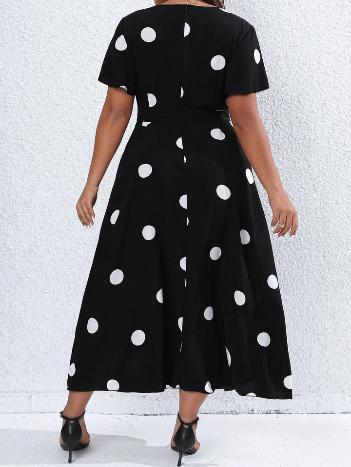 Rochie maxi Shein Curve+, negru