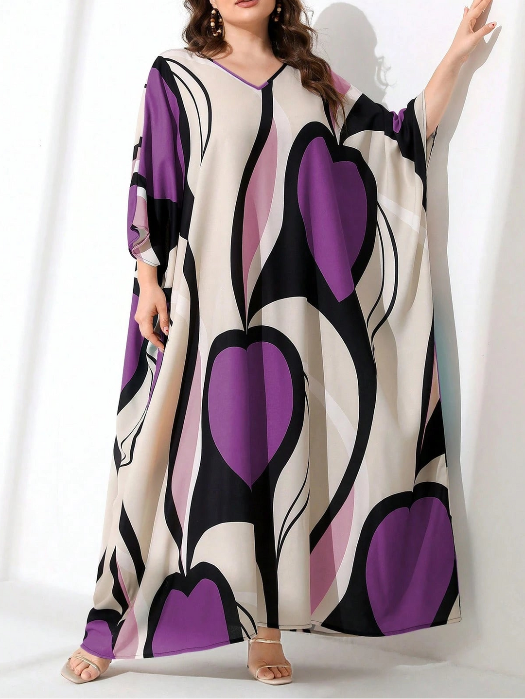 Rochie maxi SHEIN, mix culori