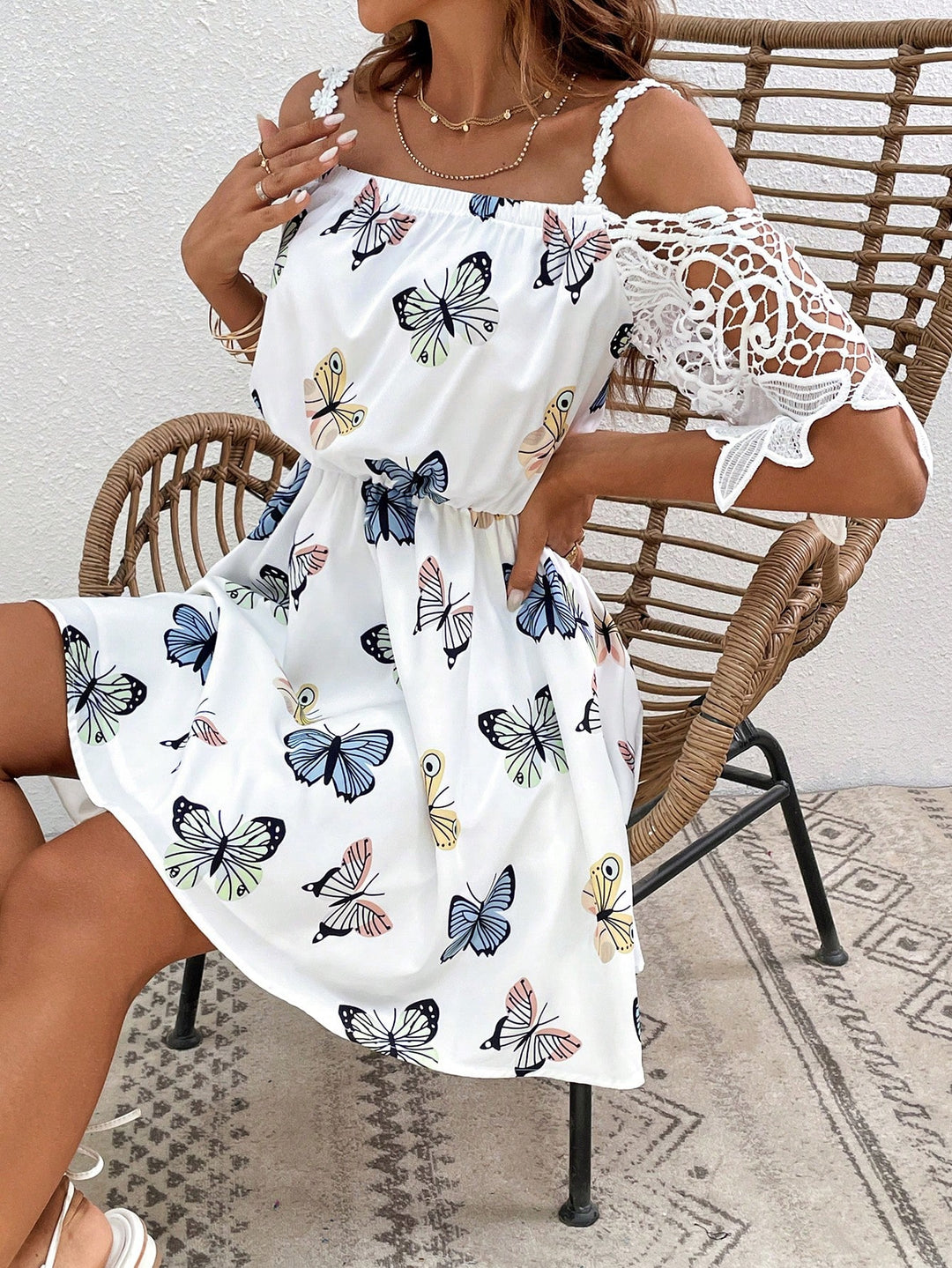 SHEIN miniruha, fehér