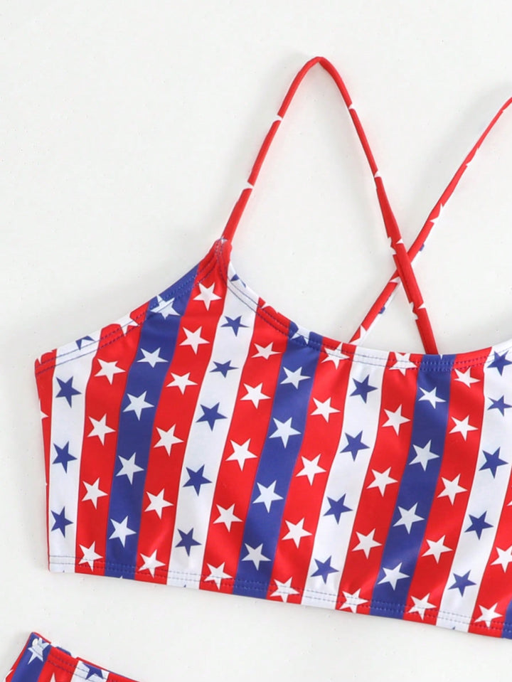 Costum de baie SHEIN, mix culori