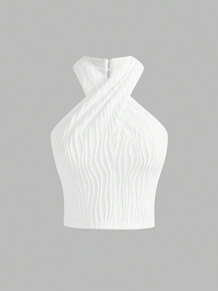 Top SHEIN, alb