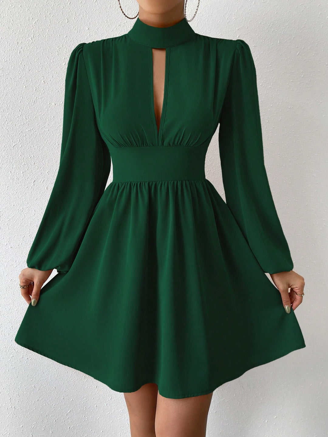 Rochie mini SHEIN, verde