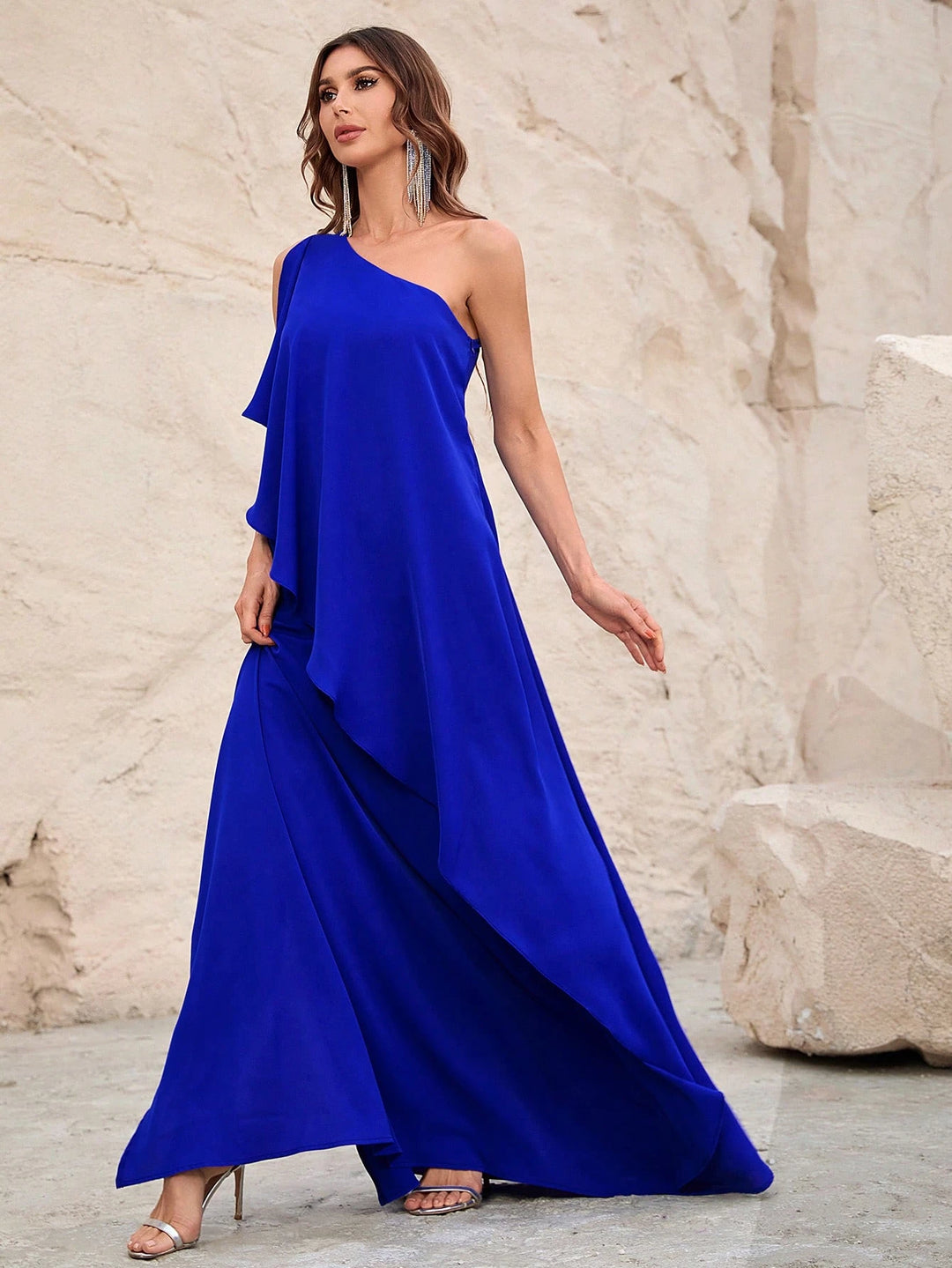 Rochie maxi SHEIN, albastru