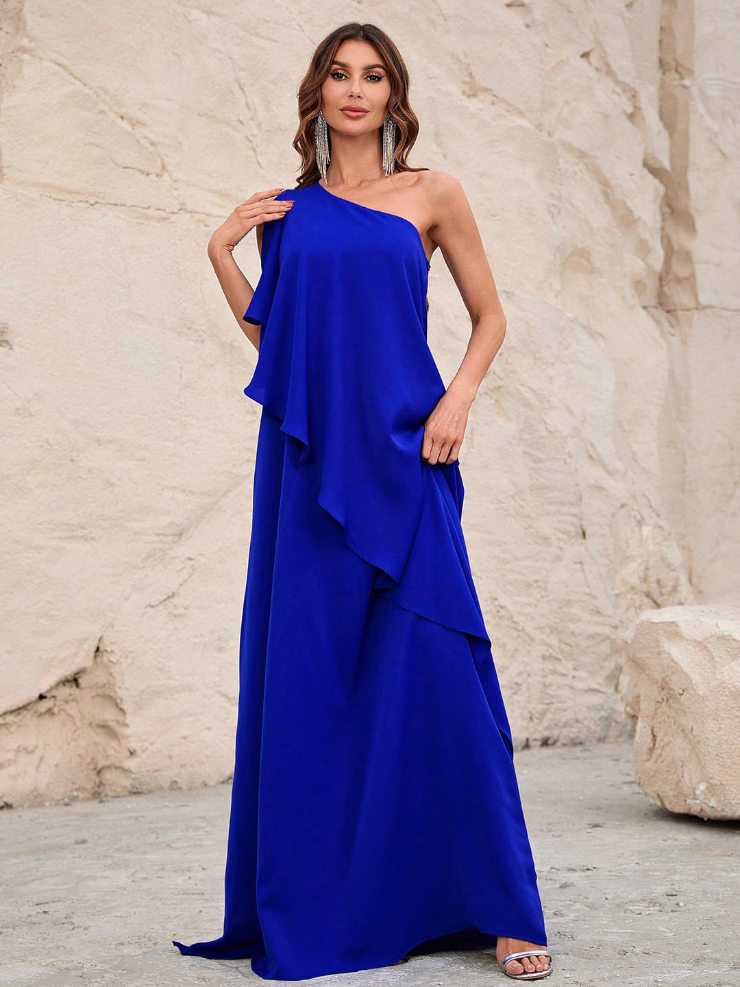 Rochie maxi SHEIN, albastru