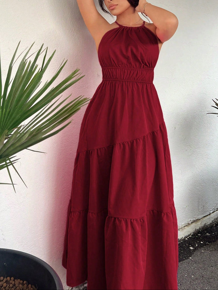 Rochie maxi SHEIN, vișiniu