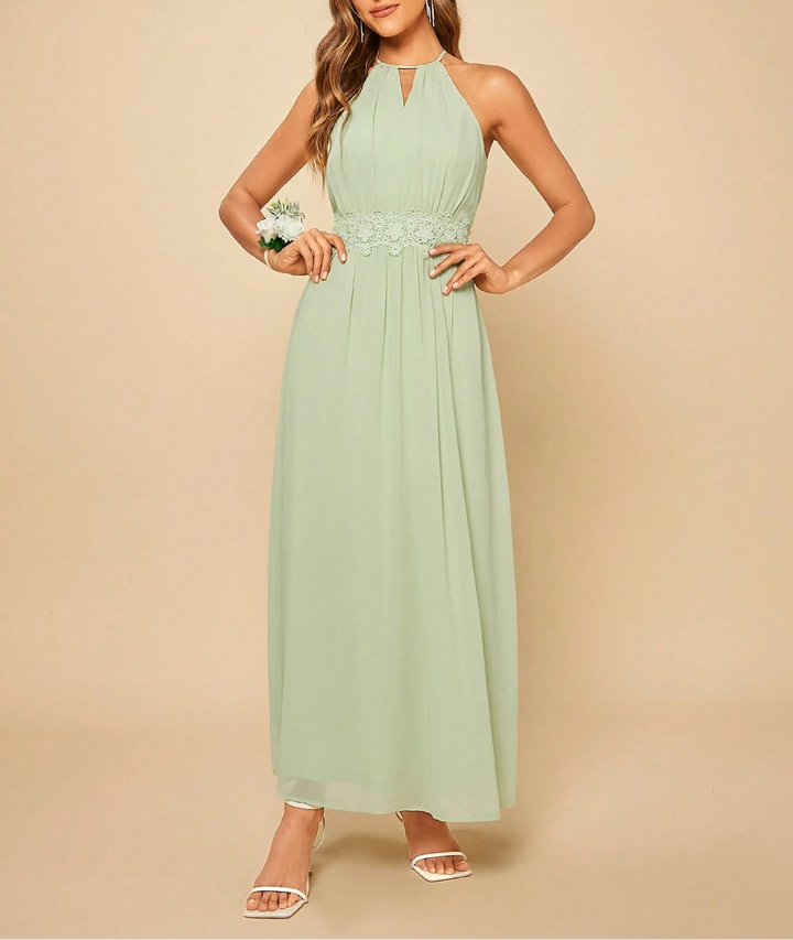 Rochie maxi SHEIN, verde