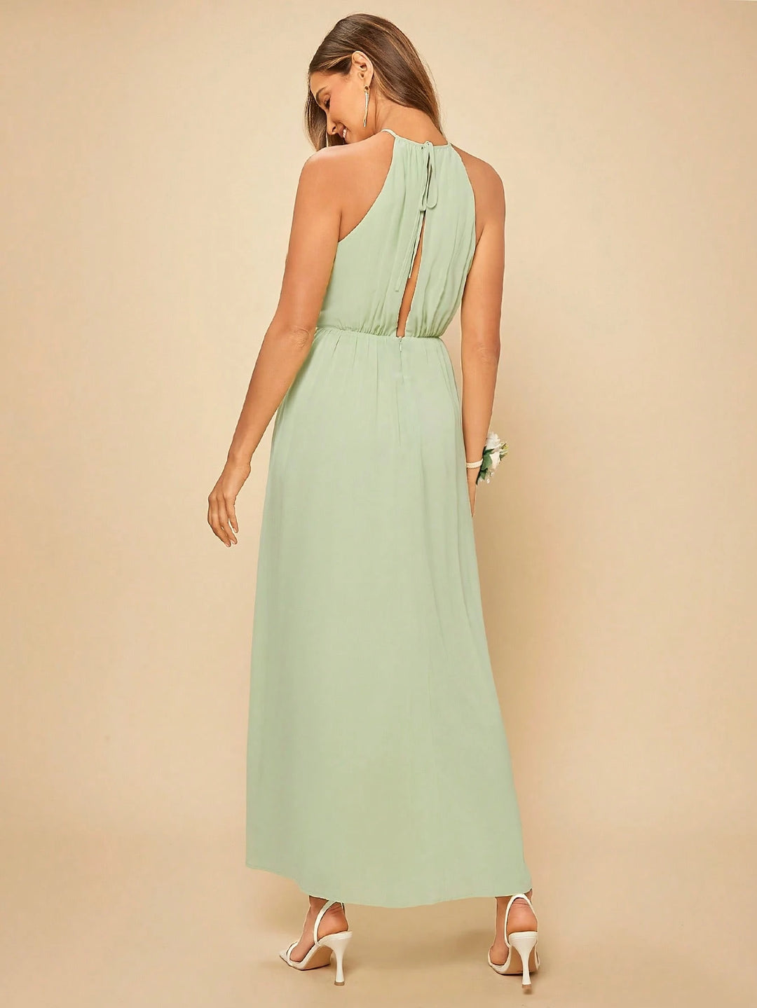 Rochie maxi SHEIN, verde