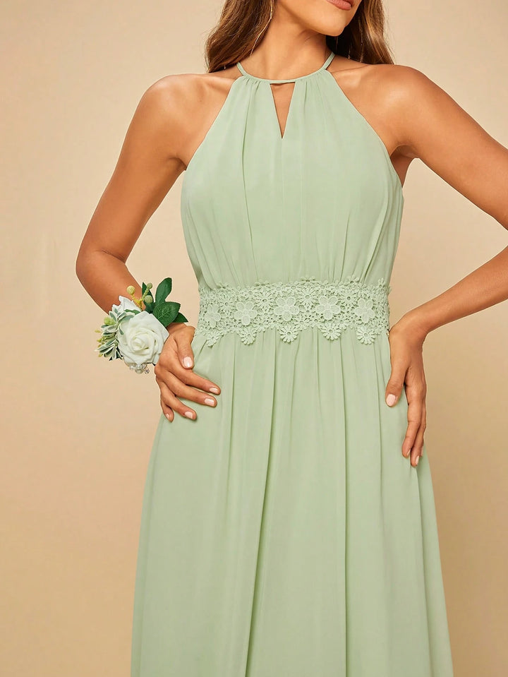 Rochie maxi SHEIN, verde
