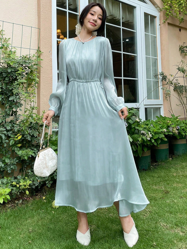 Rochie maxi SHEIN, albastru
