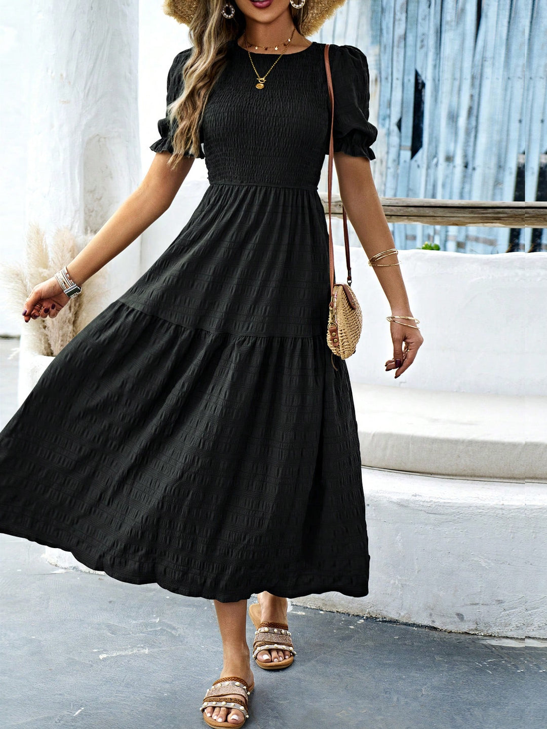 Rochie maxi SHEIN, negru