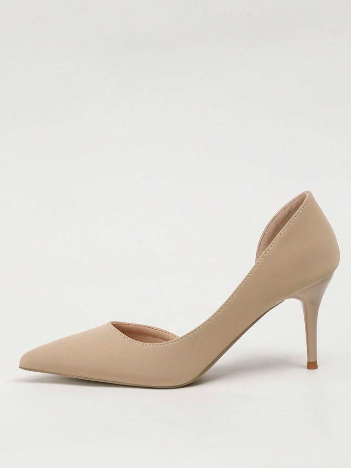 Pantofi cu toc SHEIN, bej