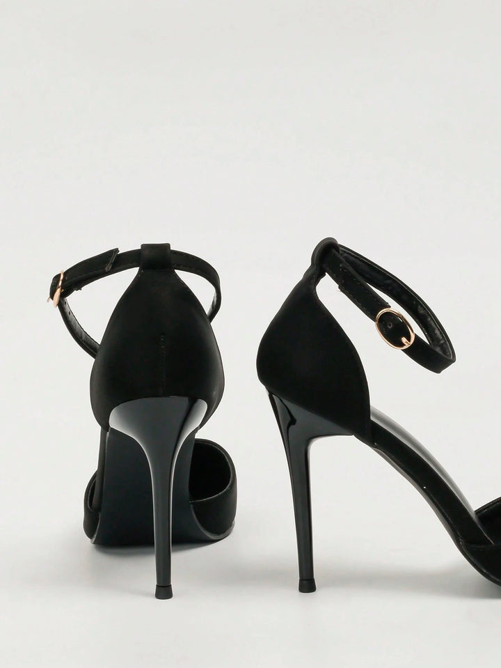 Pantofi cu toc SHEIN, negru