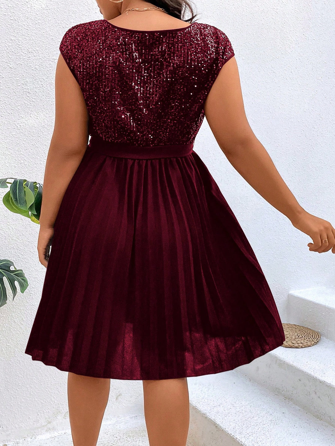 Rochie mini SHEIN, vișiniu