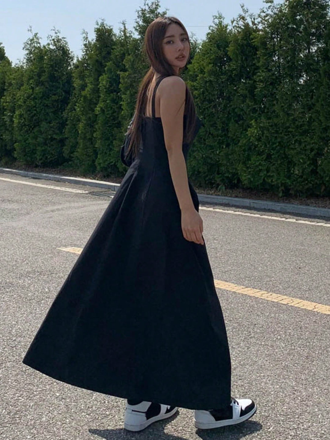 Rochie maxi SHEIN, negru