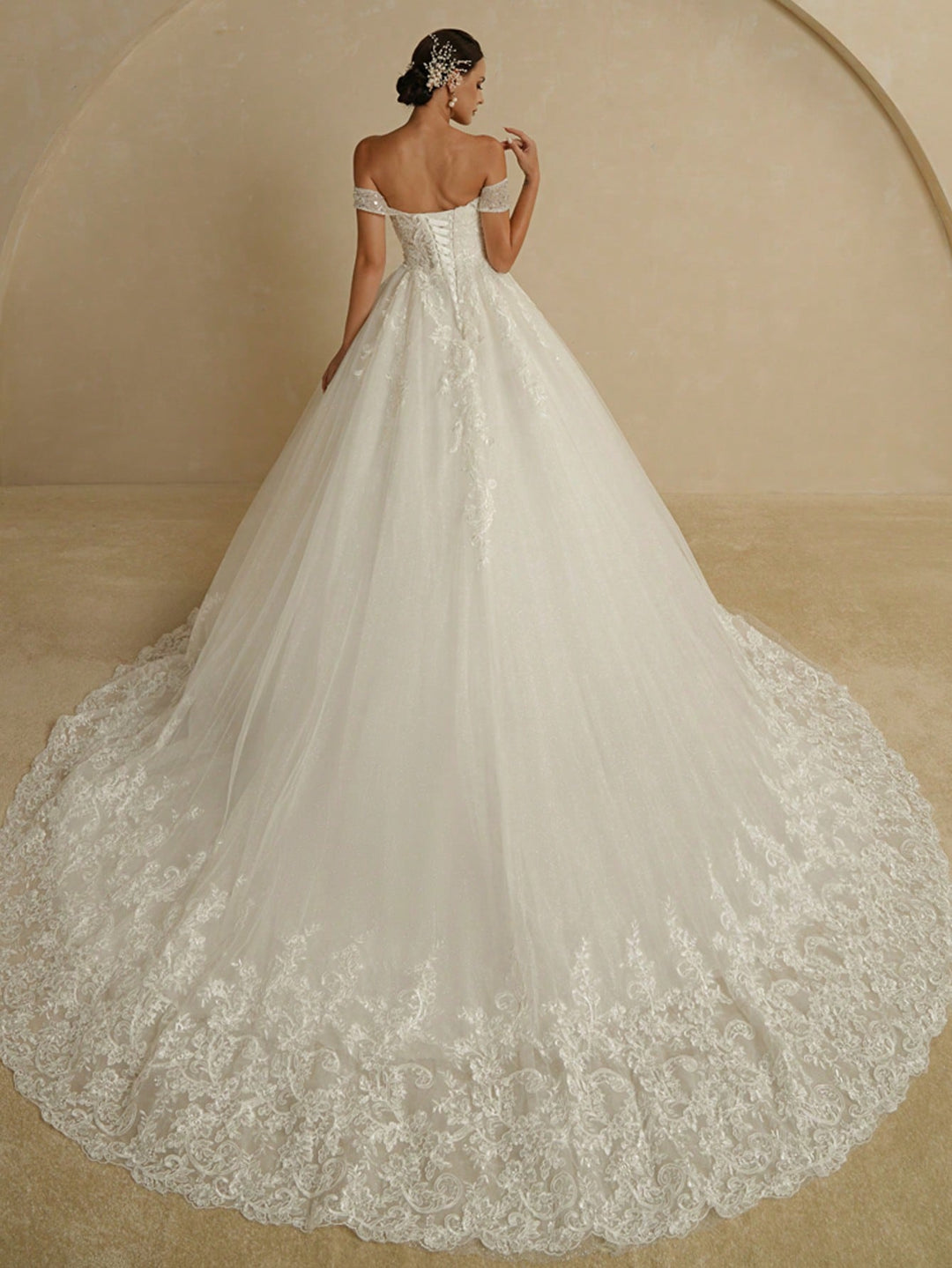 Rochie de ocazie și bridal SHEIN, alb