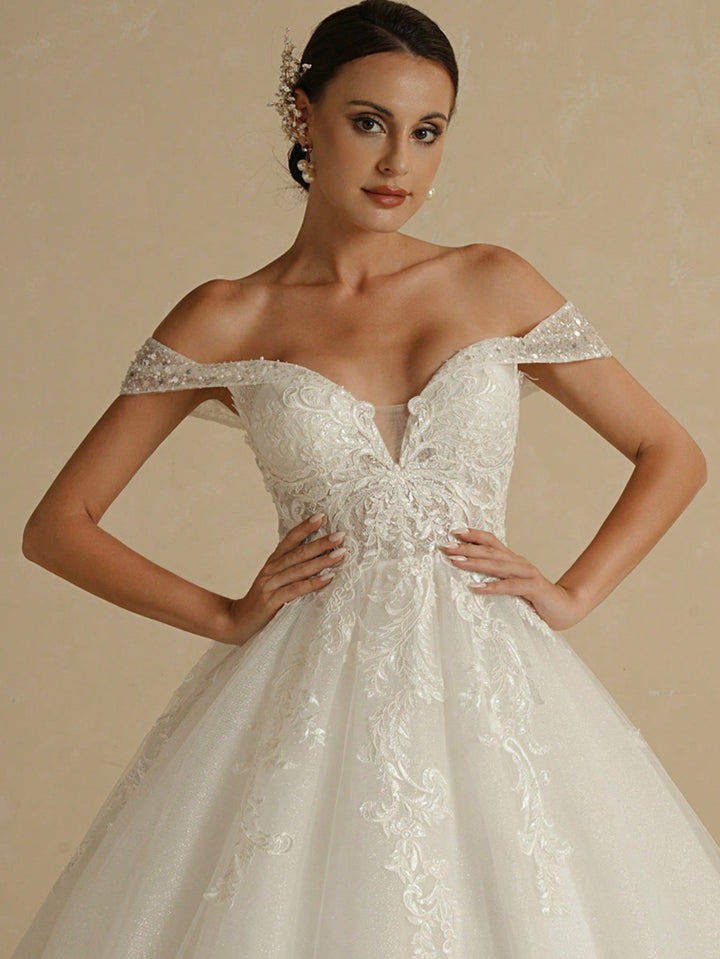 Rochie de ocazie și bridal SHEIN, alb