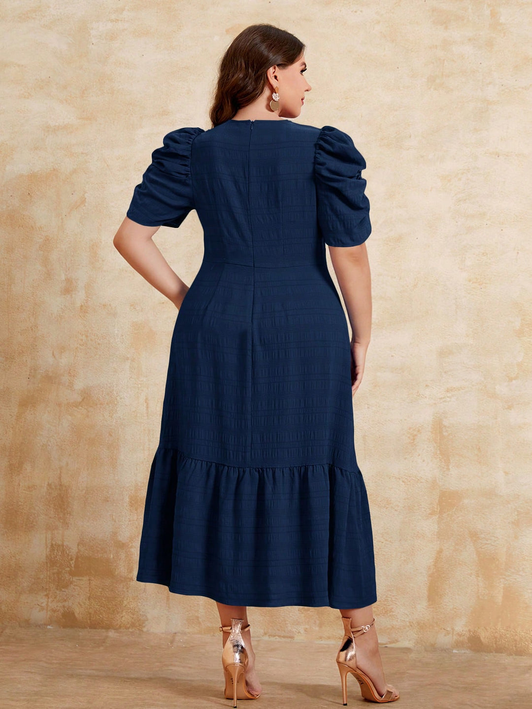 Rochie maxi SHEIN, albastru