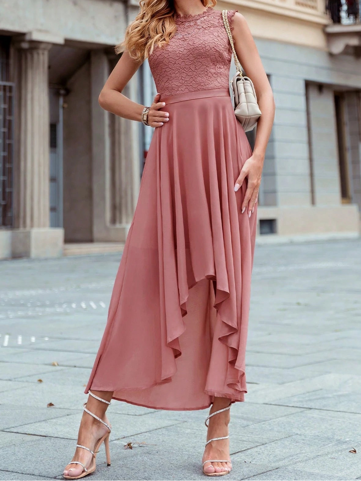 Rochie maxi SHEIN, roz