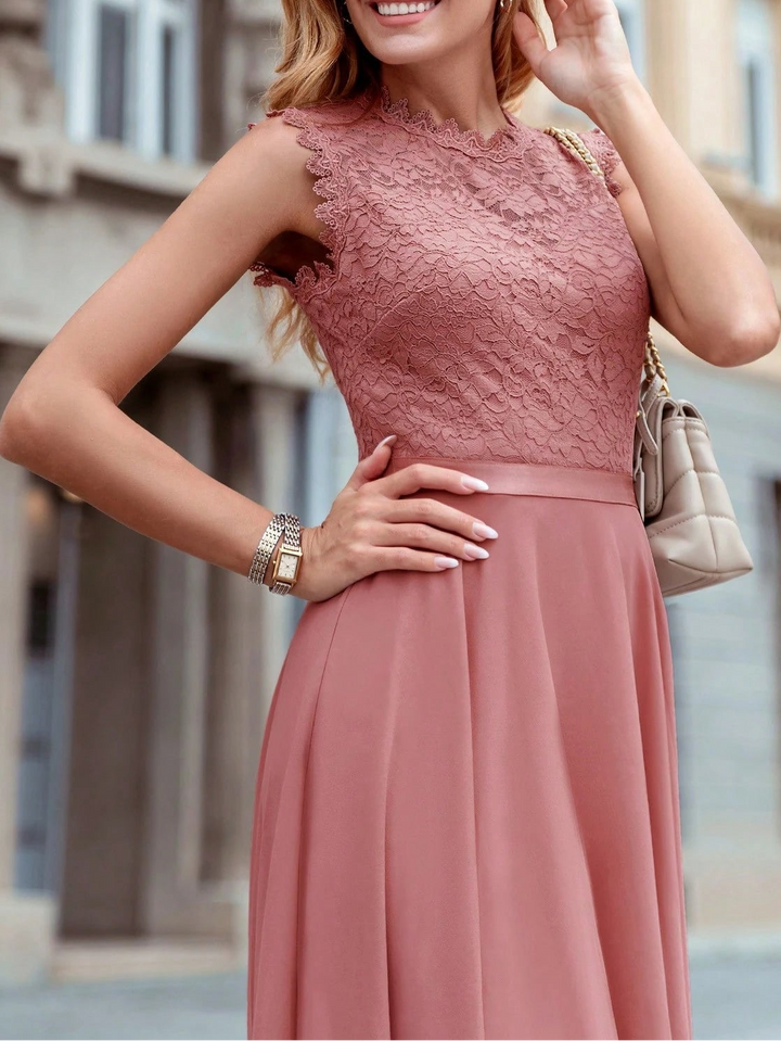 Rochie maxi SHEIN, roz