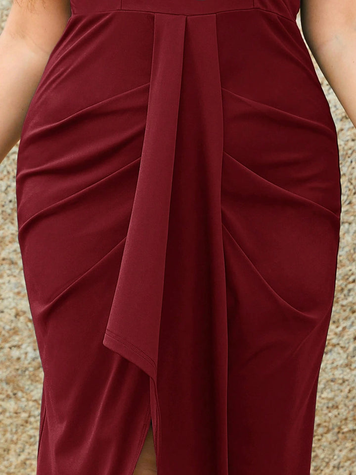 Rochie maxi SHEIN, vișiniu