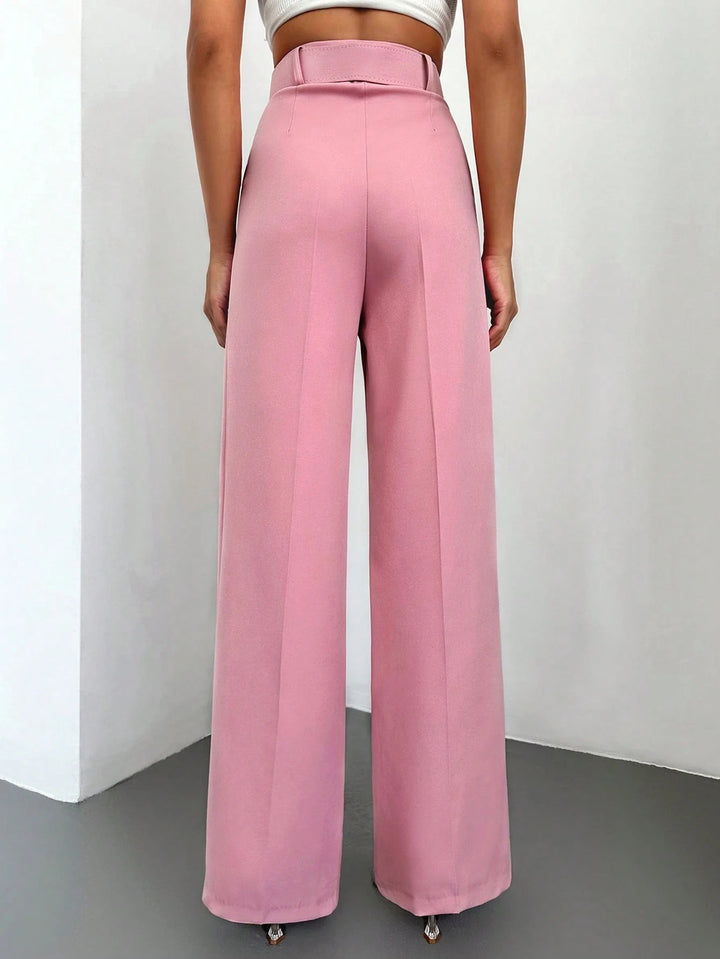 Pantaloni SHEIN, roz