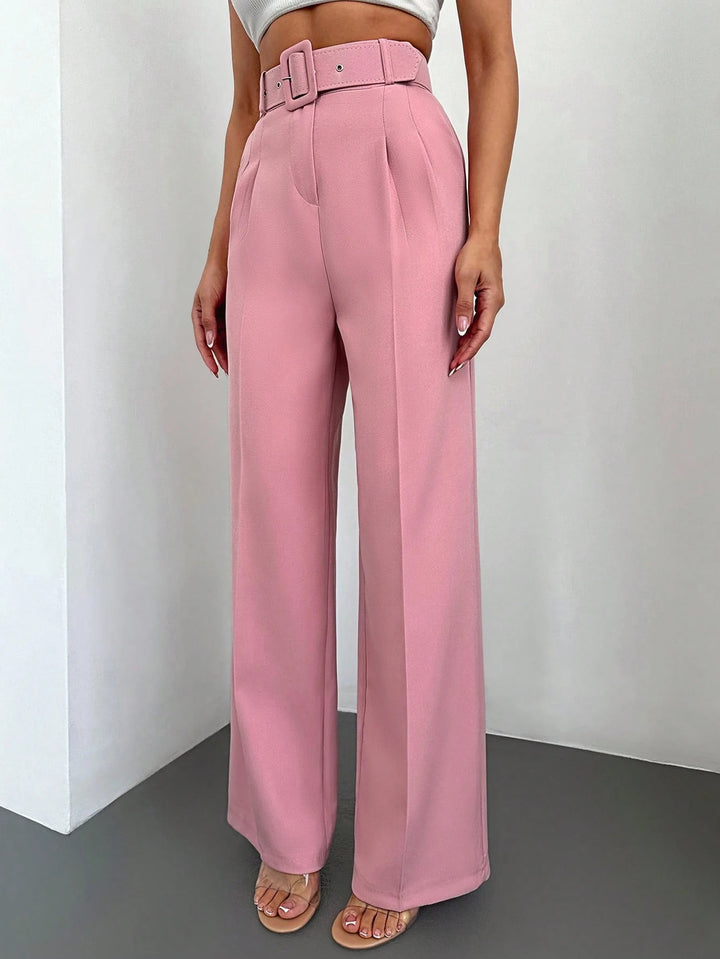 Pantaloni SHEIN, roz