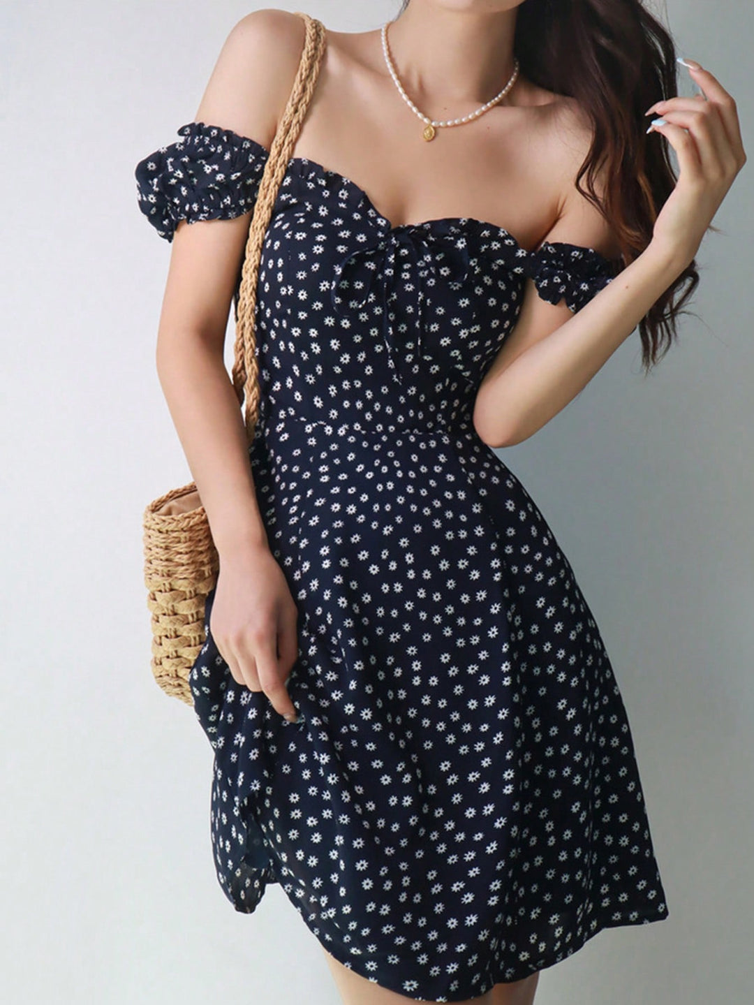 Rochie scurtă SHEIN, albastru