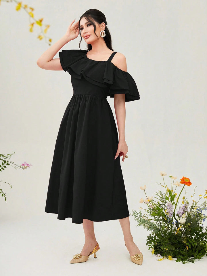 Rochie maxi SHEIN, negru