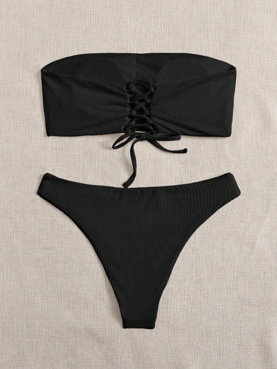 Costum de baie SHEIN, negru