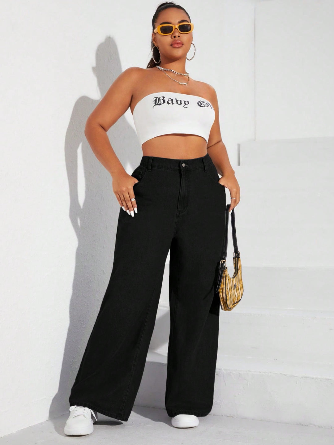 Jeans SHEIN, negru