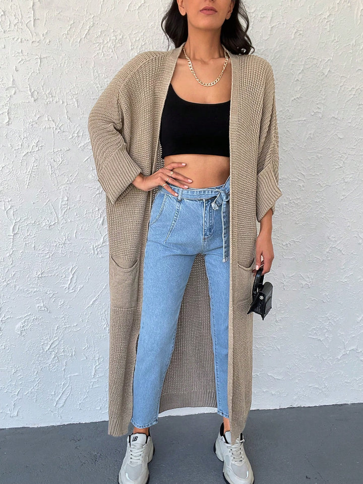 Cardigan SHEIN, maro