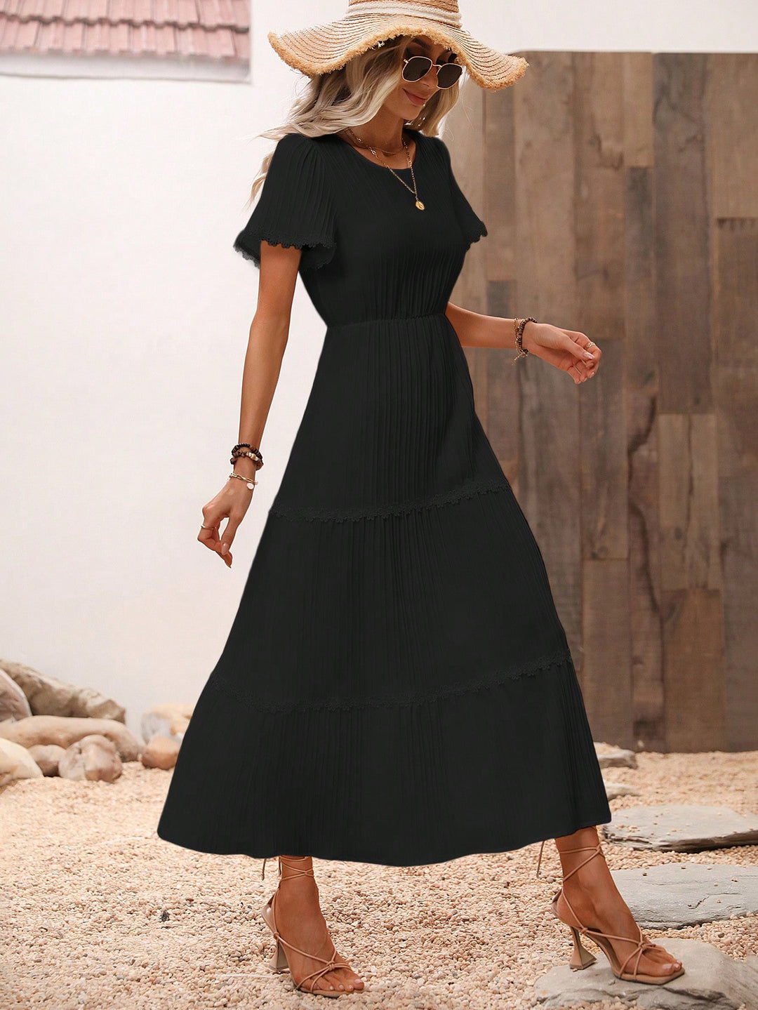 Rochie maxi SHEIN, negru