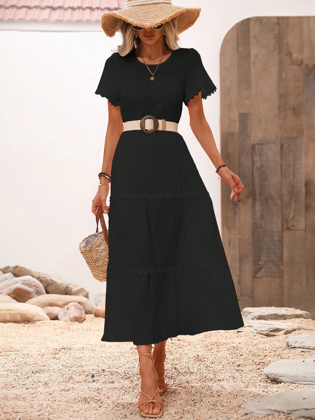Rochie maxi SHEIN, negru