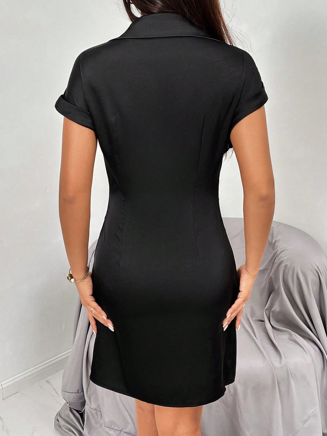 Rochie mini SHEIN, negru