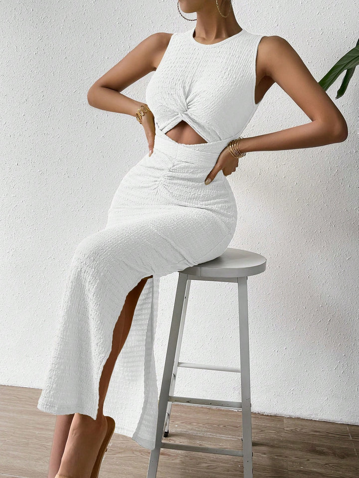 Rochie maxi SHEIN, alb